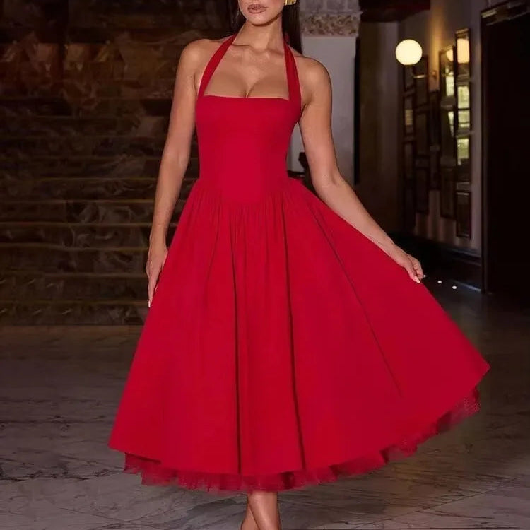 Robe Lumière Halter Mini