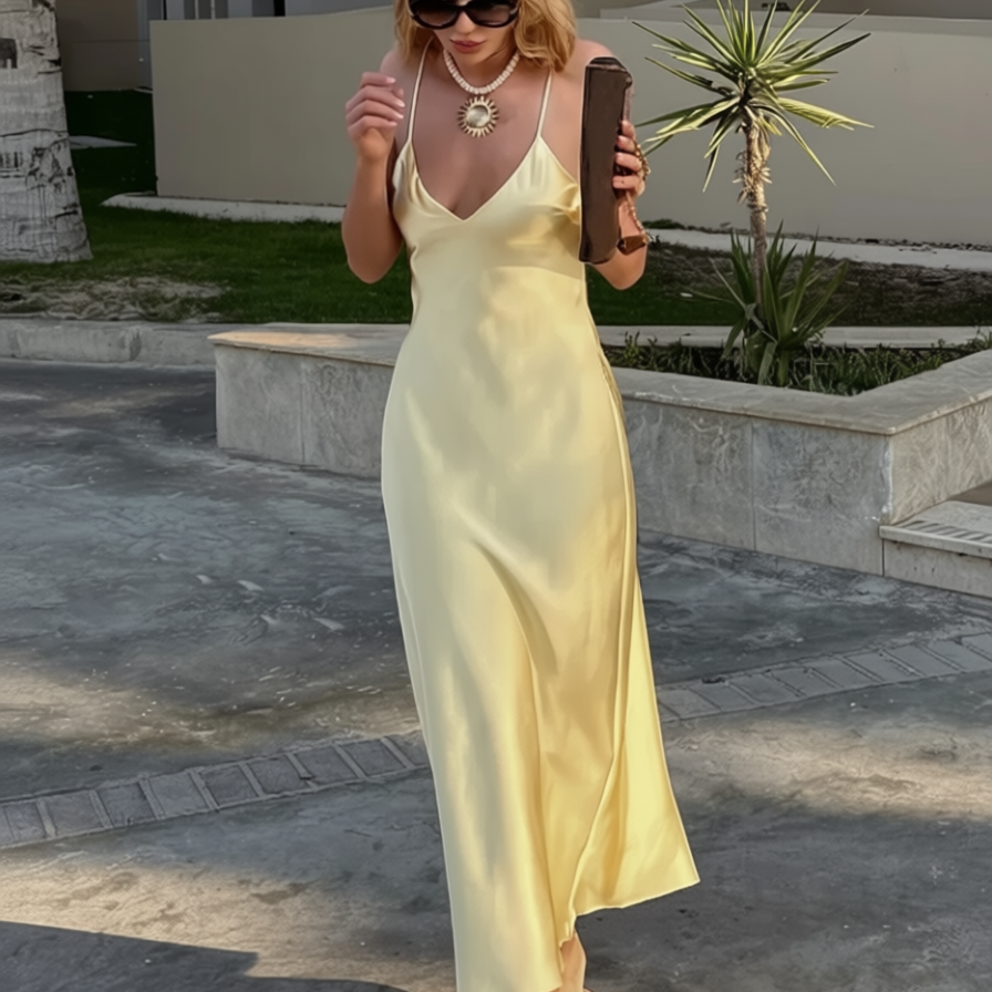 Robe Élise Satinée