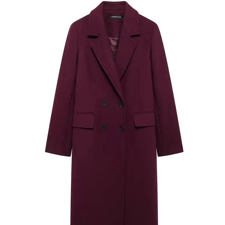 Manteau Bordeaux Impérial
