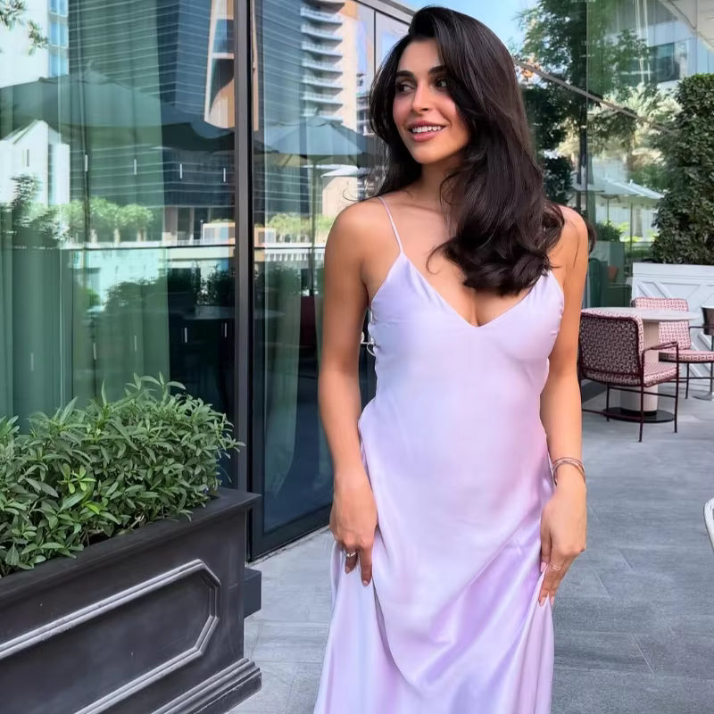 Robe Élise Satinée